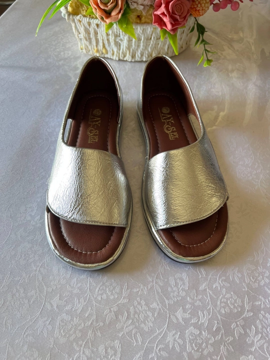 Ayollar poyabzali, ochiq uchli yozgi sandallar, 36-40-o‘lchamlar