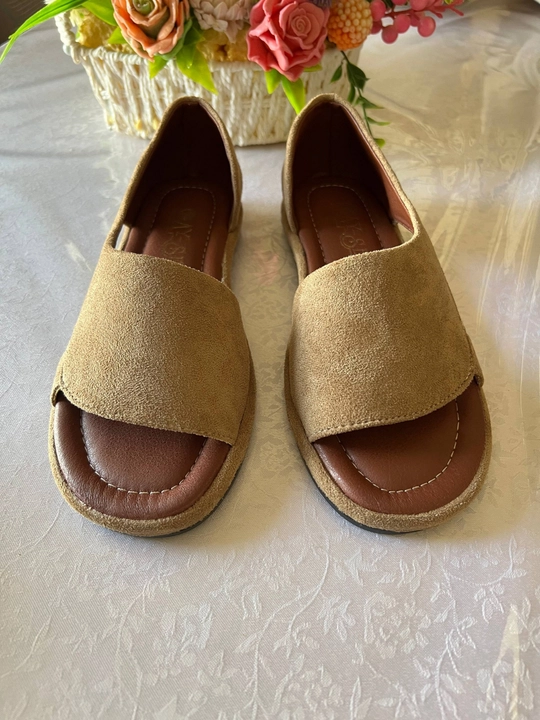 Ayollar poyabzali, ochiq uchli yozgi sandallar, 36-40-o‘lchamlar