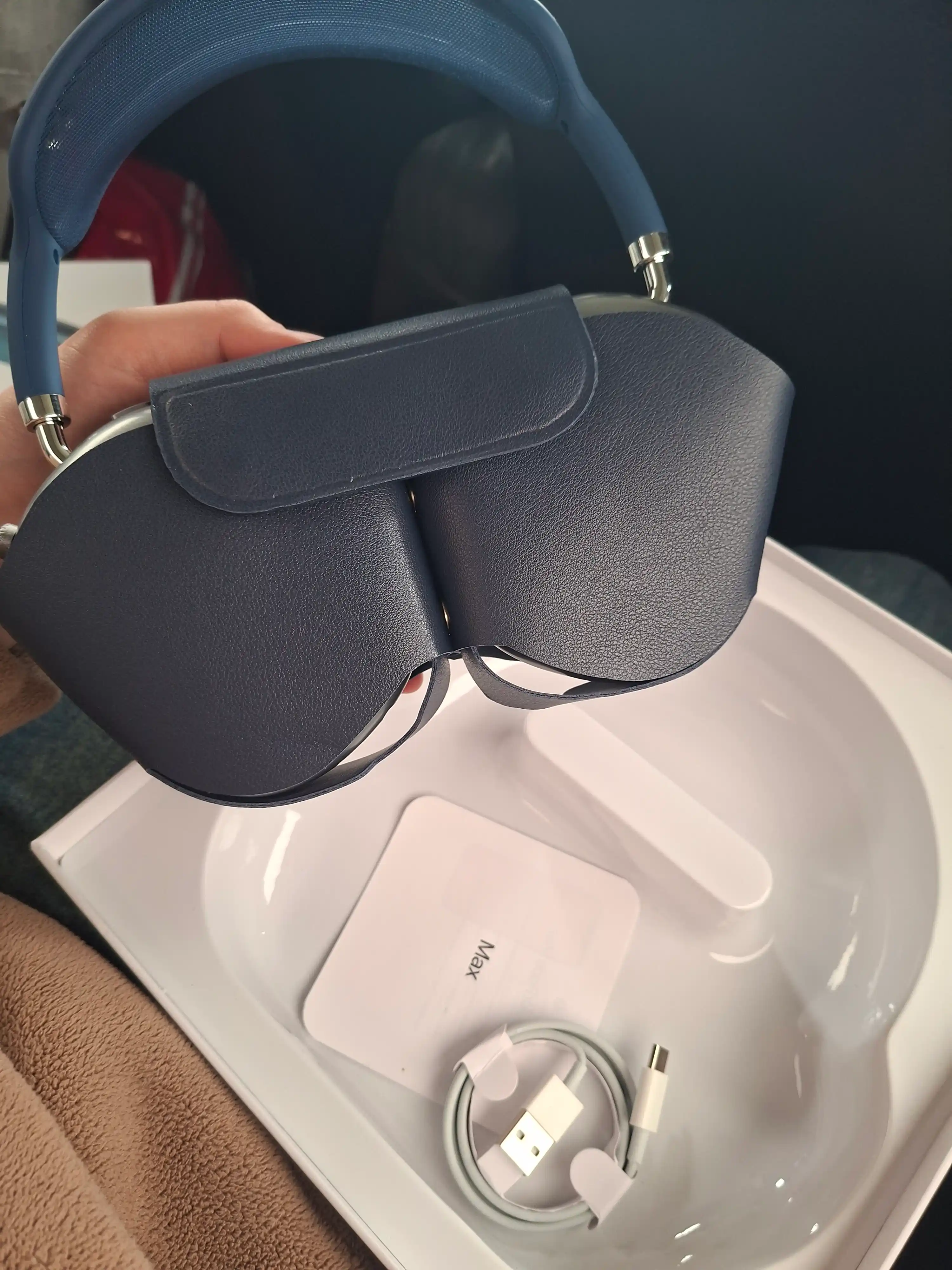Simsiz quloqchinlar AI Max, 2, 2025 Bluetooth 5.1, to'liq o'lchamli mikrofonli Pods Max
