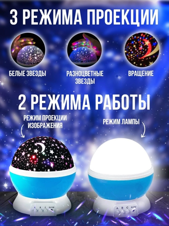 Tungi chiroq 3D proektor yulduzli osmon,bolalar uchun svetodiodli svitilnik,bolalar sovg'a