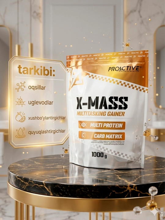 ProActive X-Mass со вкусом — углеводно-белковый гейнер для силы и массы