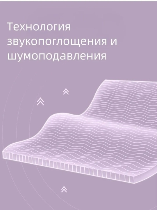 Коврик для фитнеса и йоги, 183 x 61 см, нескользящий