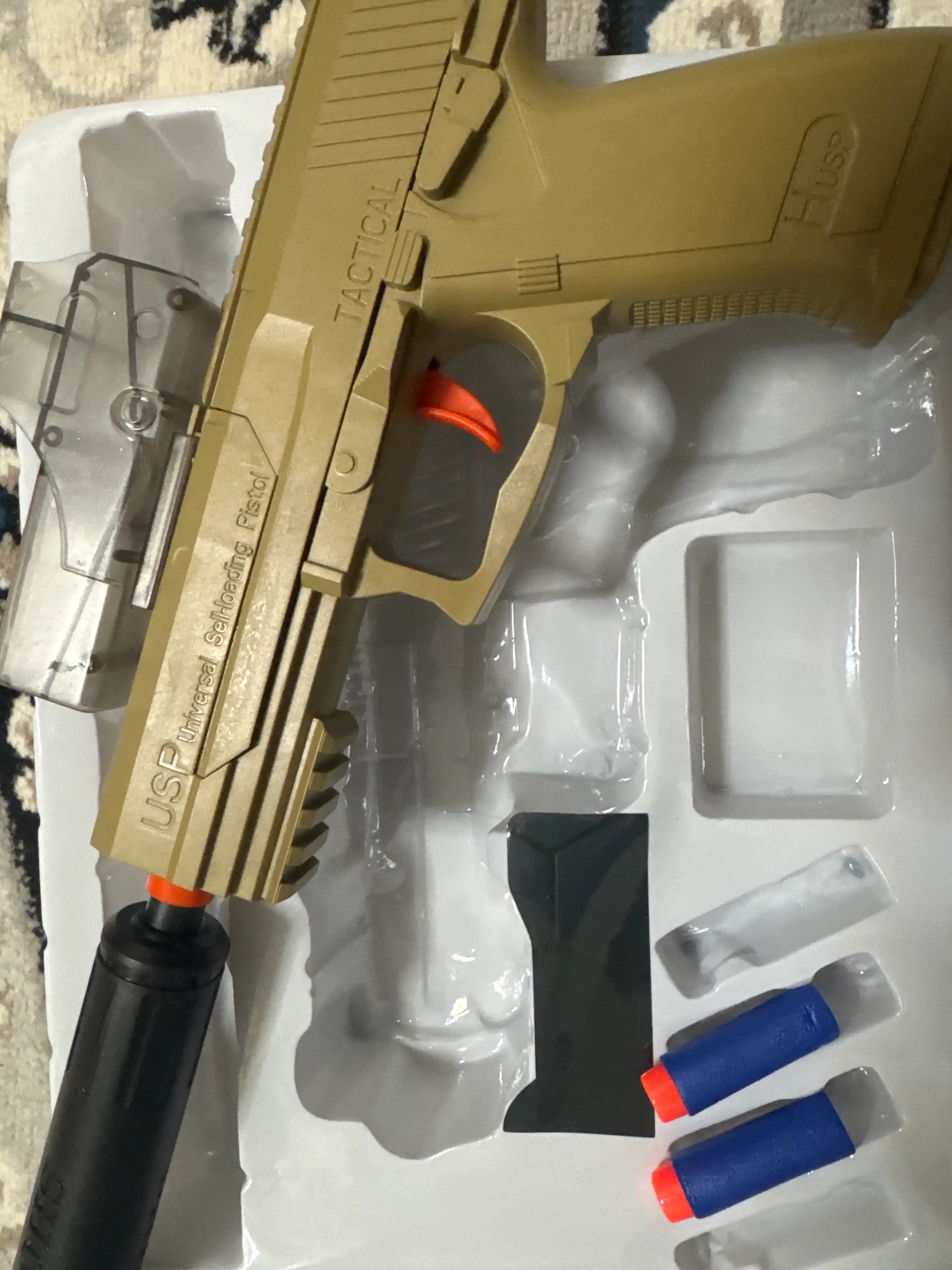 Орбизный автомат M416 — игрушечный автомат, который стреляет орбизами, 1000 орбизов