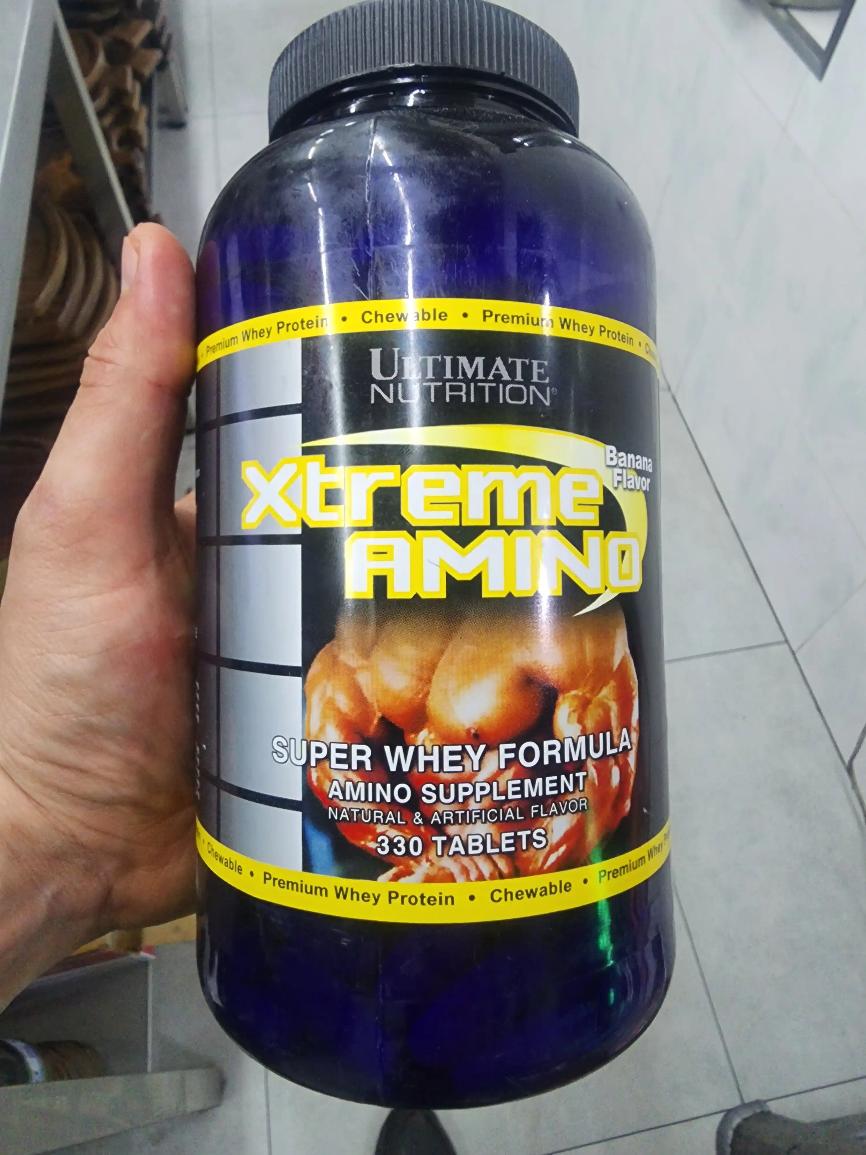Aminokislotalar kompleksi Xtreme Amino banan, 330 tabletkalar