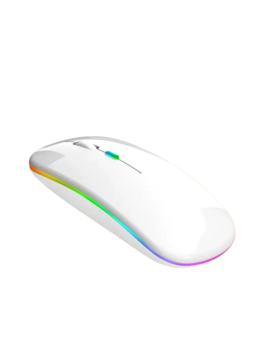 Simsiz shovqinsiz kompyuter sichqonchasi, RGB yoritgichli, Bluetooth