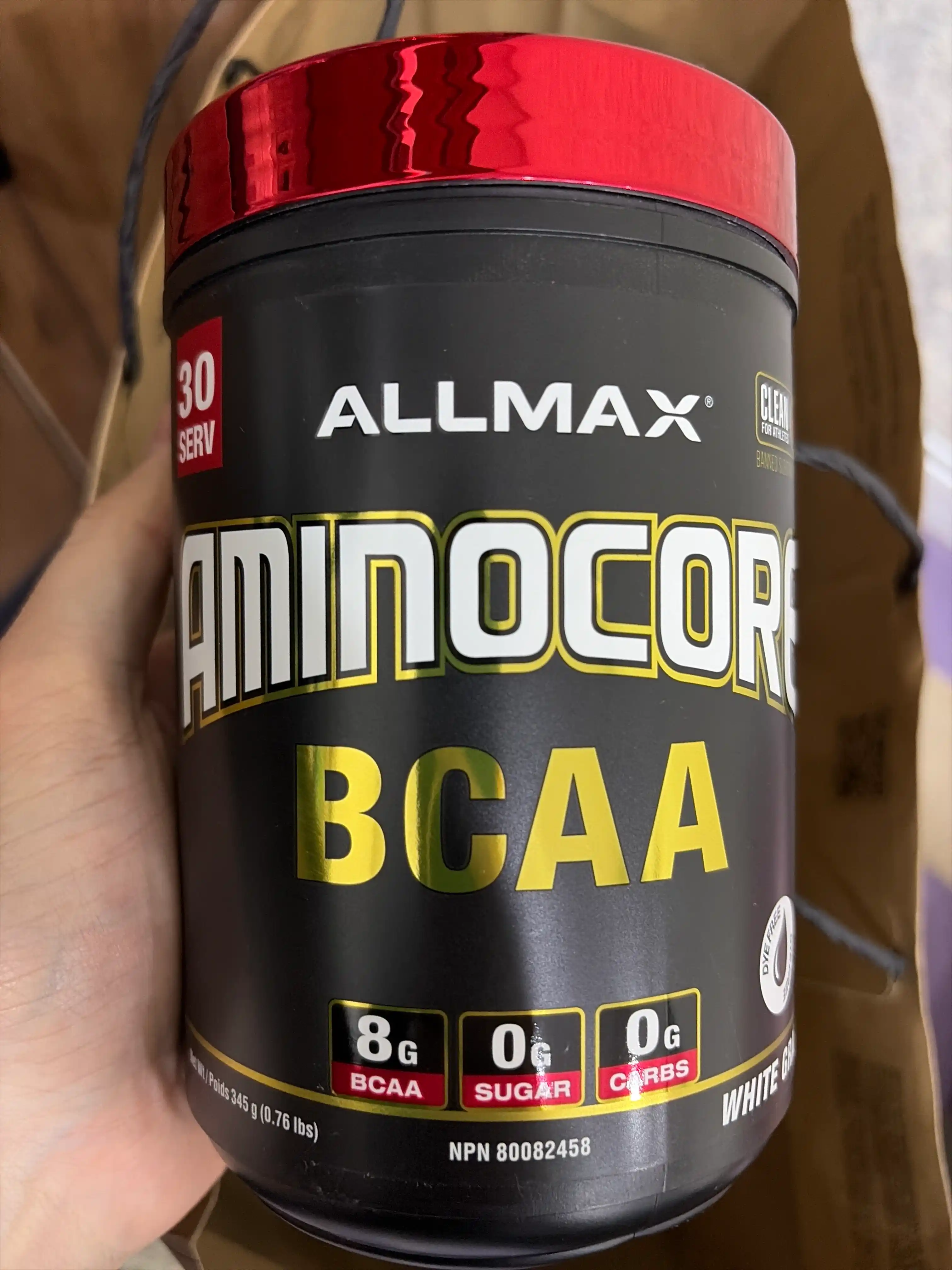 ALLMAX AMINOCORE BCAA, tarmoqlangan zanjirli aminokislotalar, 315 g