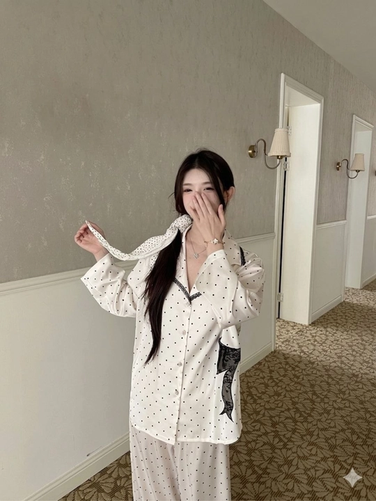 Ayollar pijama set, yumshoq 