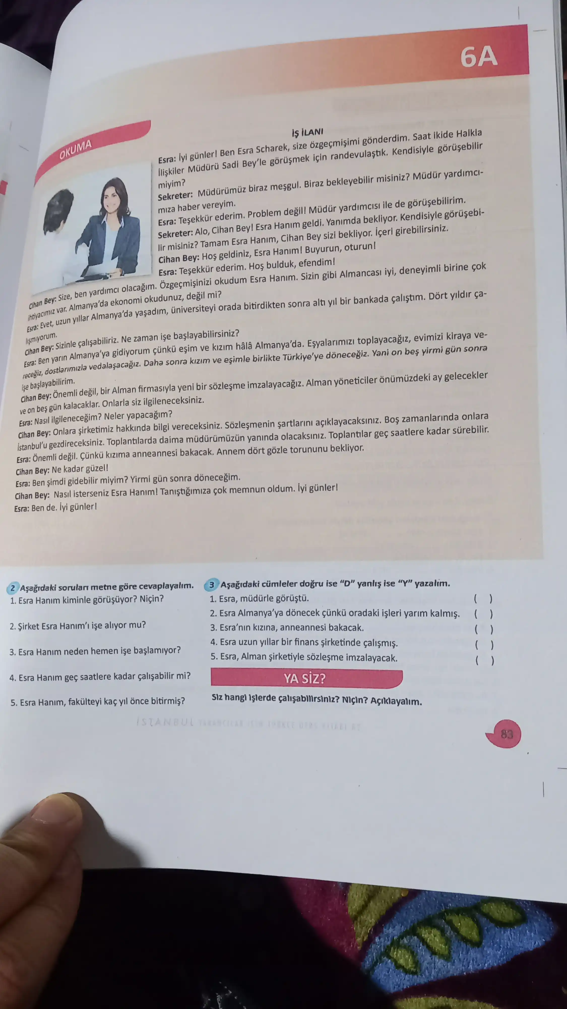 Istanbul turk tili darslik, A1, A2, B1, B2, C1 qismlar, Studentbook va Workbook