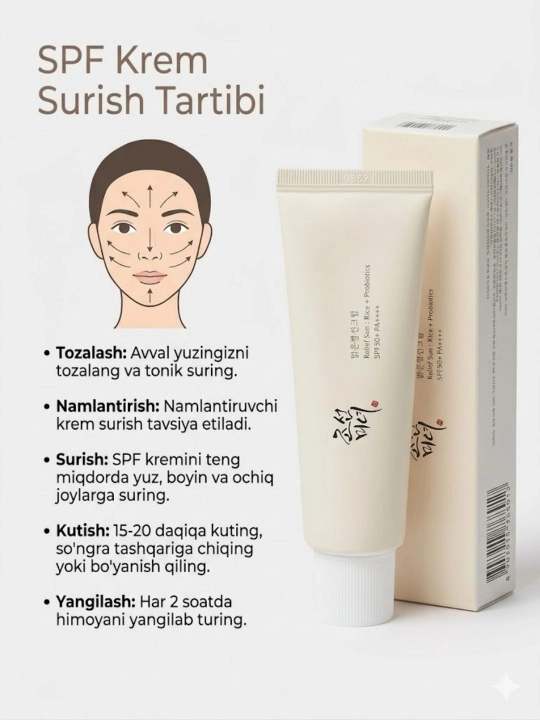 Quyoshdan himoyalovchi krem Beauty of Joseon Relief Sun