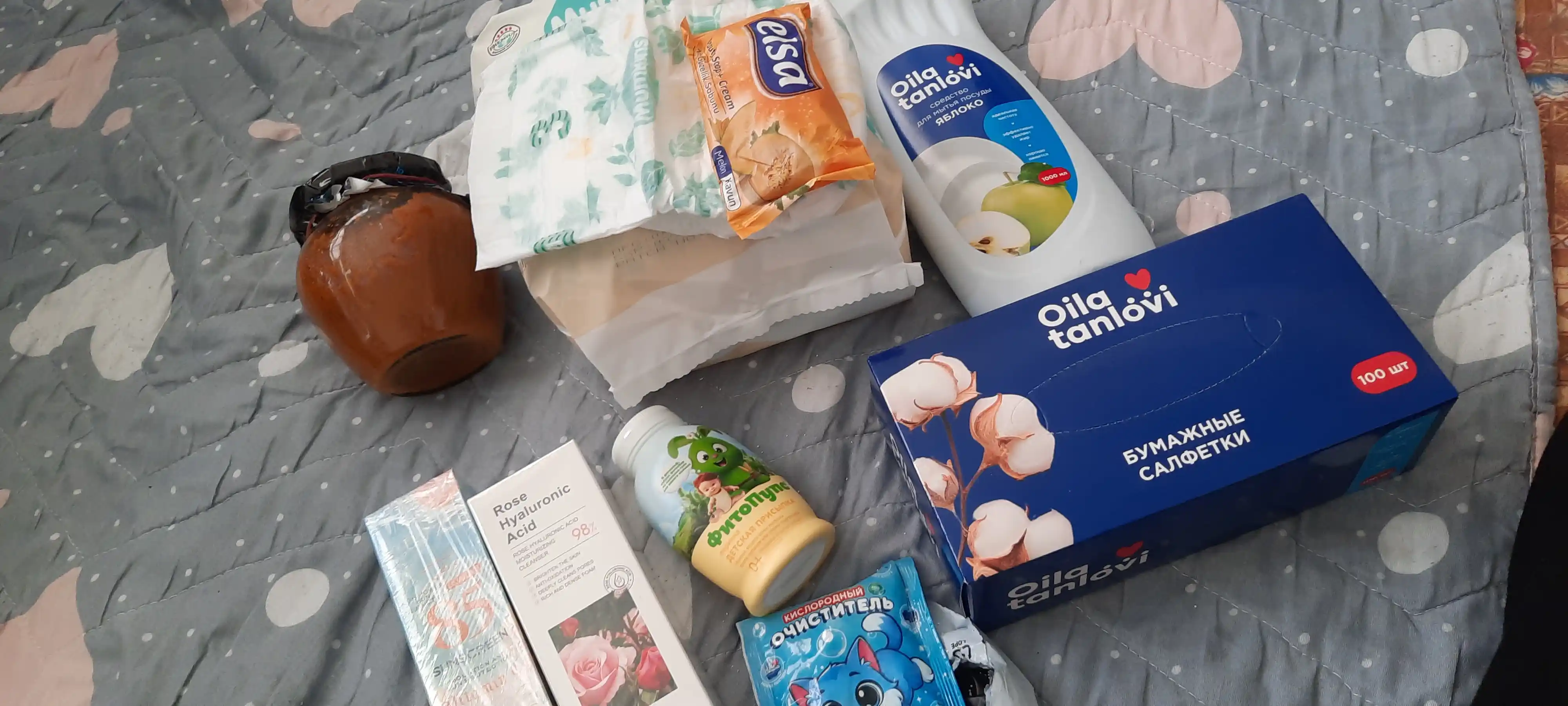 Qog'oz salfetkalar Oila tanlovi karton qutida, 100 dona