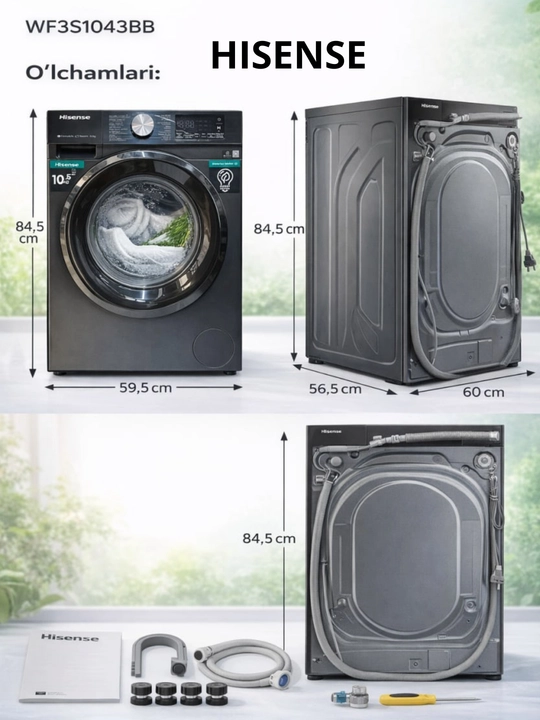 Стиральная машина Hisense WF3S1043BB