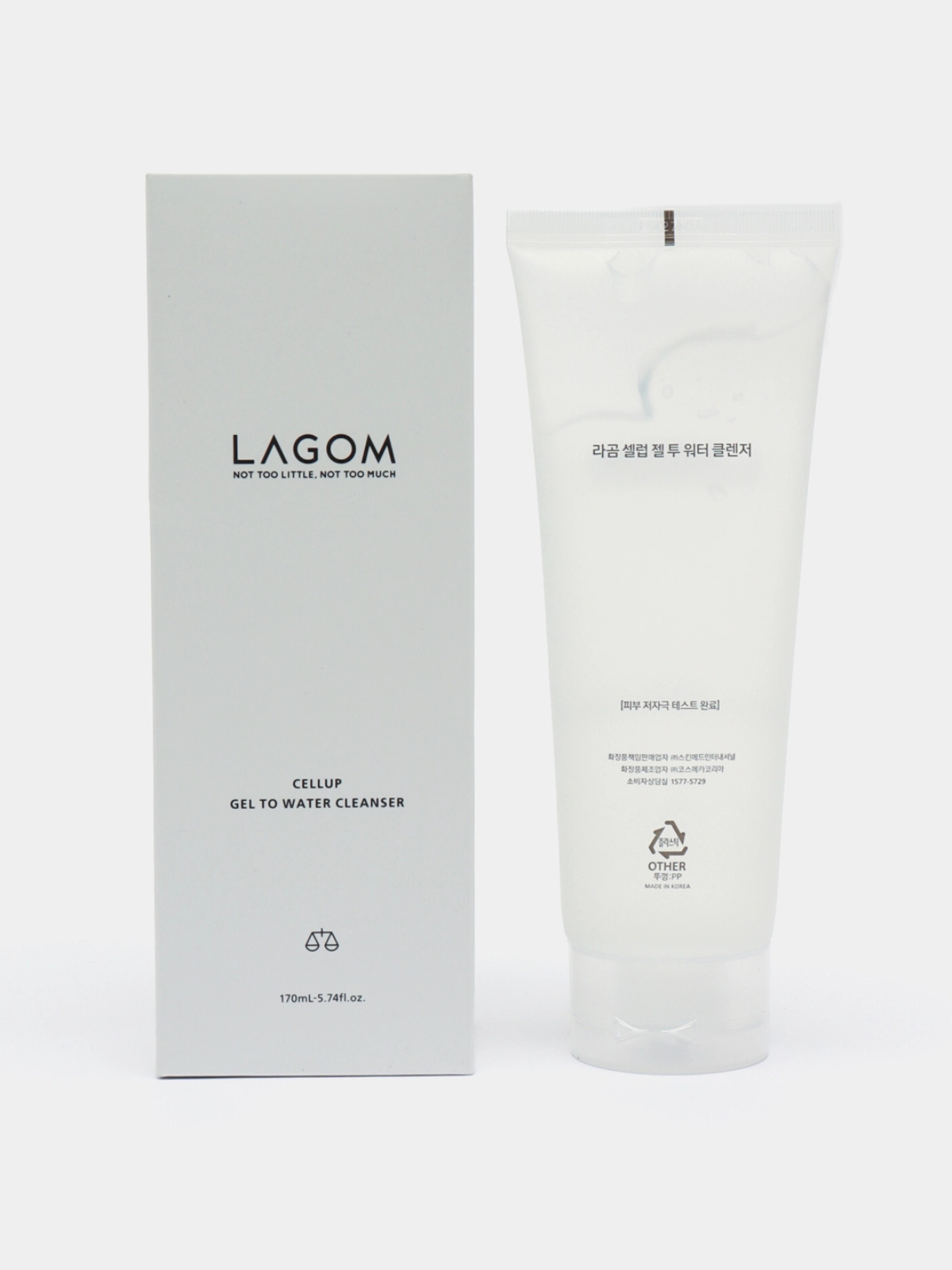 Yuvish uchun geli Lagom Cellup Gel To Water Cleanser - 