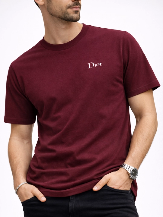 Erkaklar futbolka — yozgi, klassik fason, qisqa yeng (XL–4XL) - 