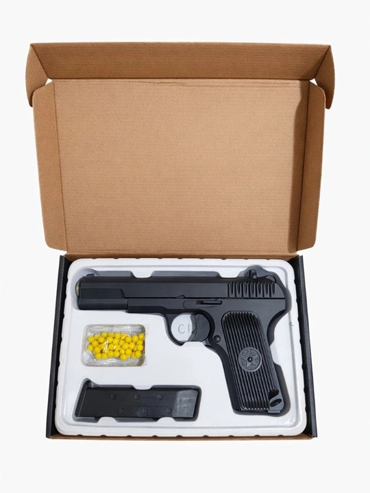 Glock AirSoft quroli, bolalar uchun metall to'pponcha, pnevmatik