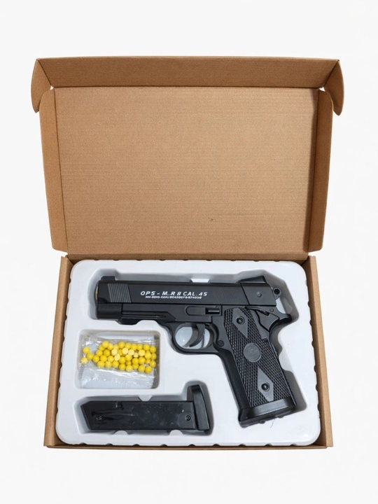 Glock AirSoft quroli, bolalar uchun metall to'pponcha, pnevmatik