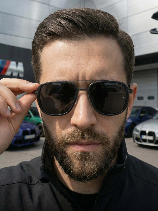 Quyoshdan saqlovchi ko'zoynaklar BMW uslubida
