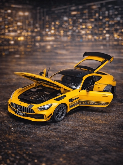Модель машины Mercedes Benz AMG GT R 1:18 — 192121-XSDEE