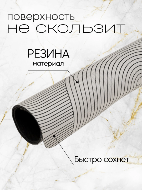Водонепроницаемые, нескользящие, быстрочистящиеся коврики для ванной, прихожей, кухни