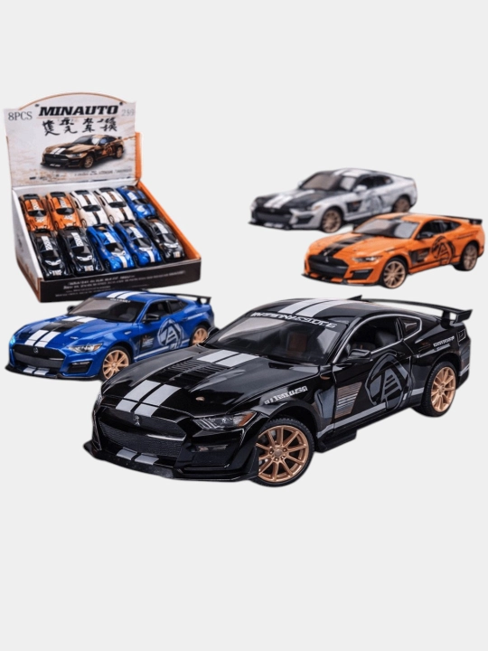 Модель автомобиля Ford Mustang Shelby GT500, коллекционная металлическая игрушка, 1:24