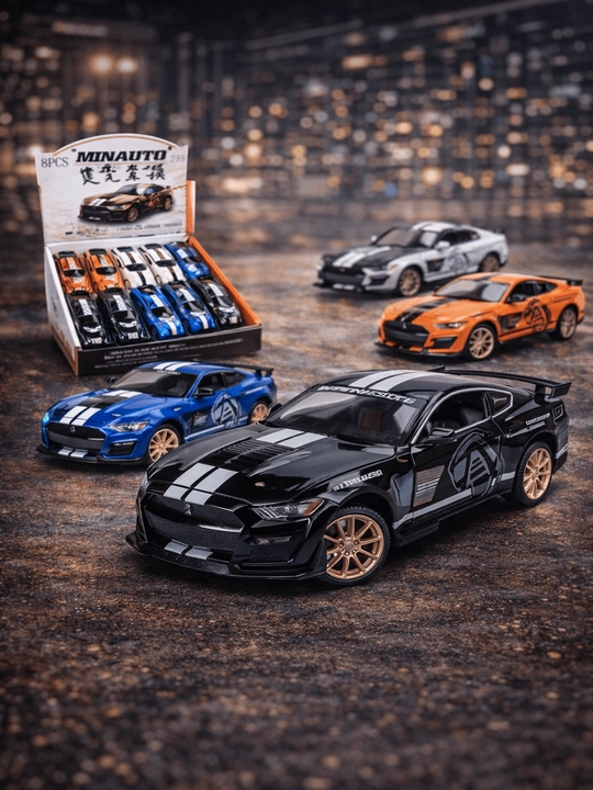 Модель автомобиля Ford Mustang Shelby GT500, коллекционная металлическая игрушка, 1:24 - 