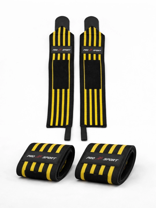 Бинты спортивные, фиксирующие, кистевые для жима, напульсники для тяжелой атлетики, 2 шт - 