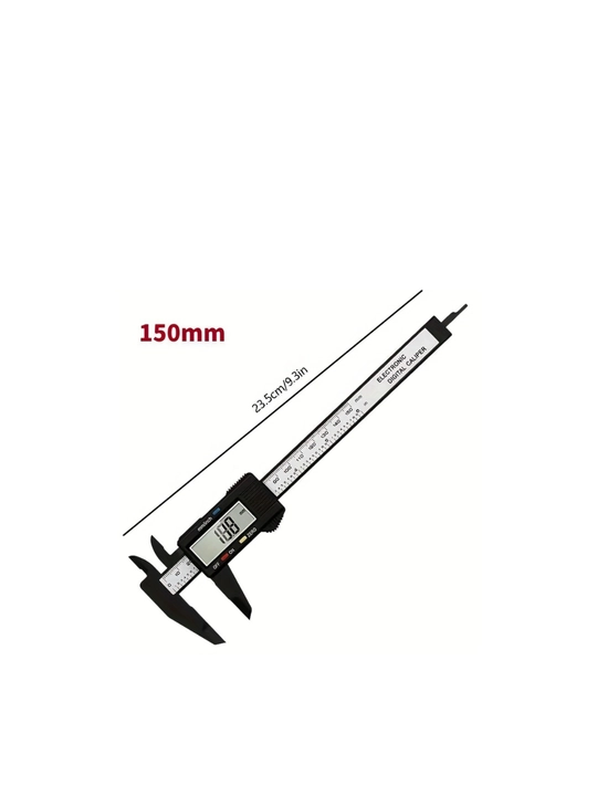 Raqamli Shlangrej 150mm Metall Kaliper LED Displey