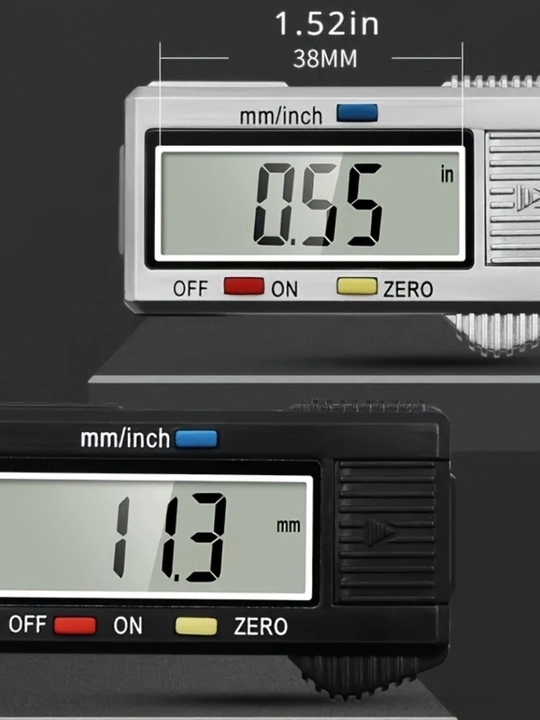 Raqamli Shlangrej 150mm Metall Kaliper LED Displey