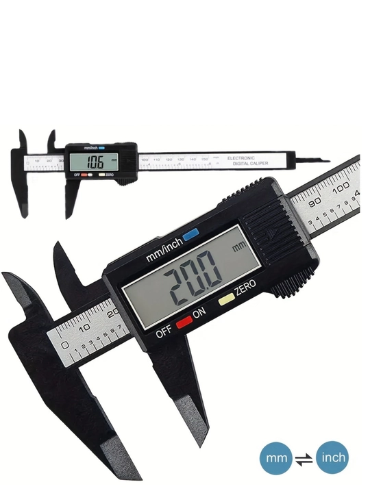 Raqamli Shlangrej 150mm Metall Kaliper LED Displey - 