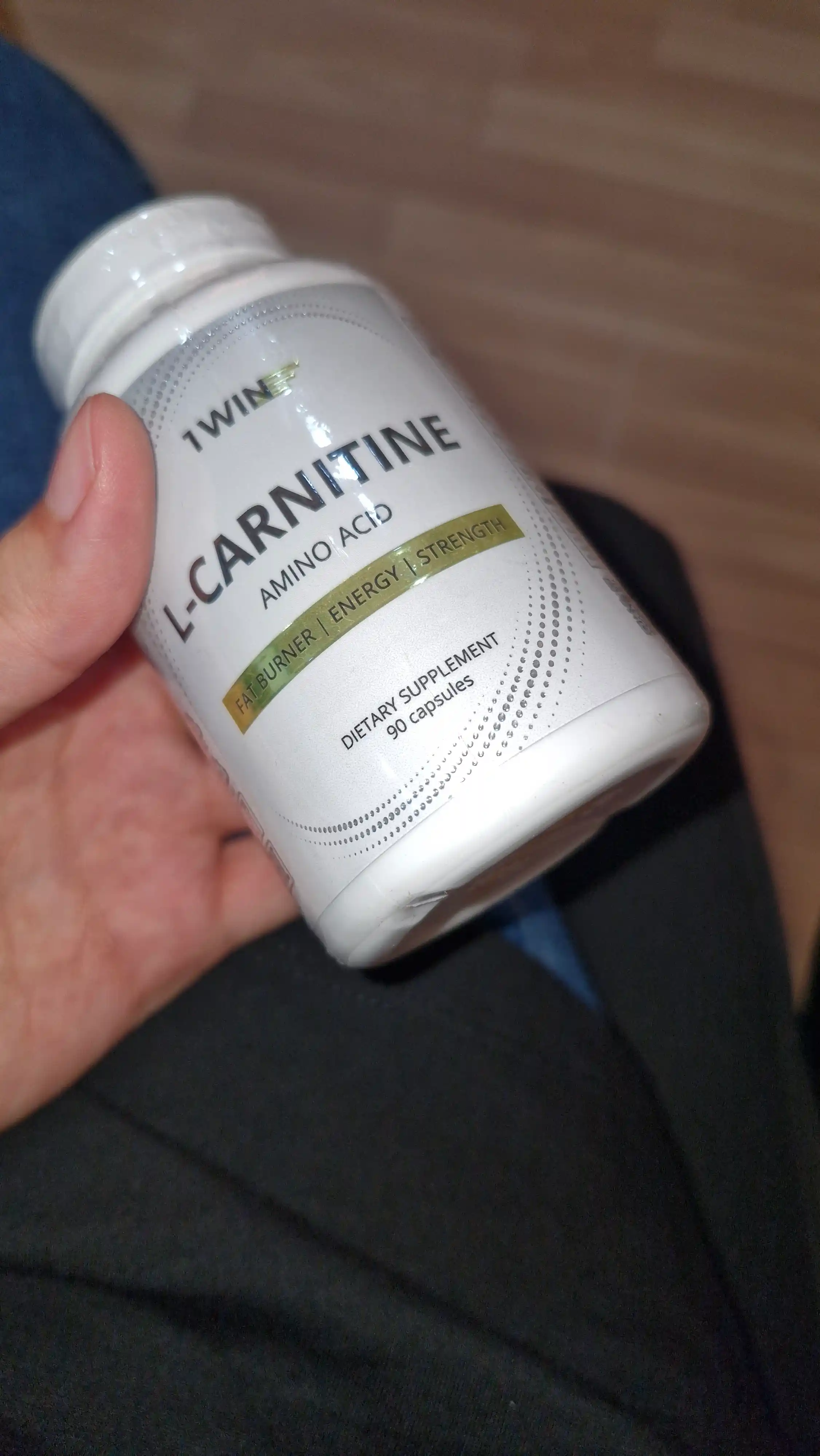 Yog' erituvchi, kuchaytirilgan formula 1Win, L-Carnitine, 90 kapsula