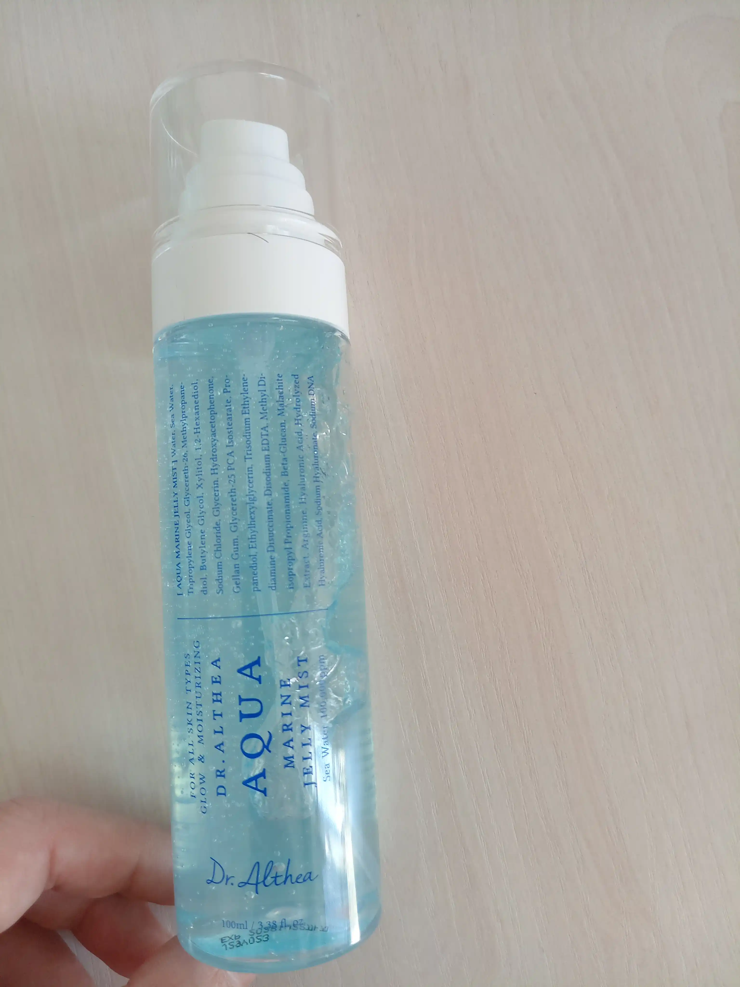 Dr.Althea Aqua Marine Jelly Mist ultra namlantiruvchi mist-gelesi, 100 ml