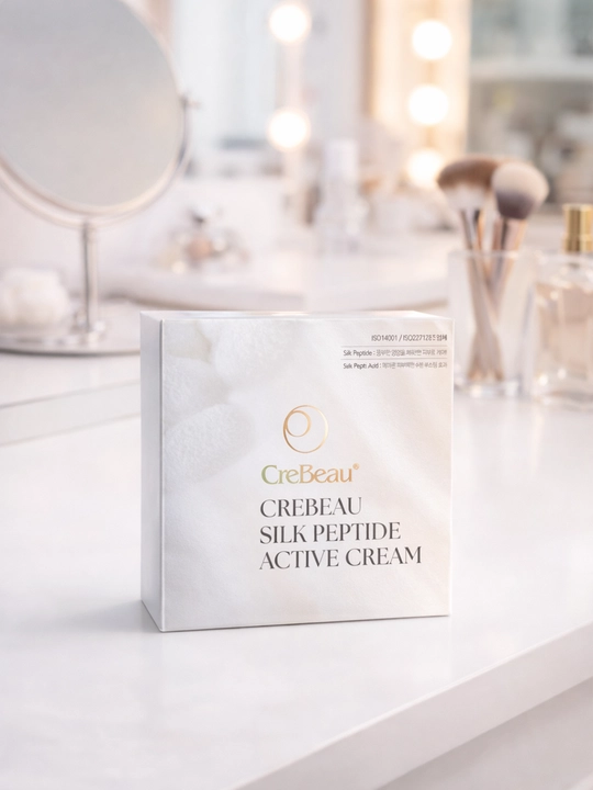 Крем CreBeau Silk Peptide осветление, против морщин, эффект glow