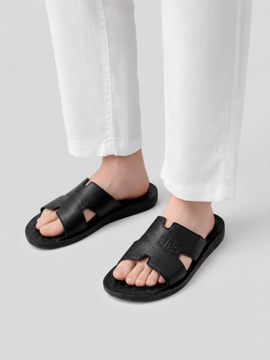 Мужские тапочки, hermes, летняя обувь, 40-44, шлепанцы, на лето