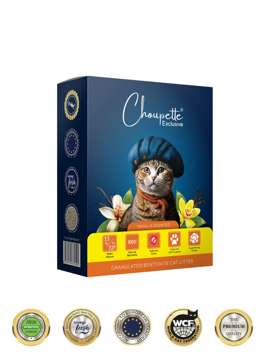 Гранулированный наполнитель для кошачьего туалета Choupette Exclusive Vanille - 