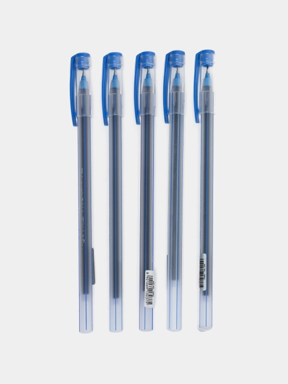 Ручка шариковая Luxor BLU LUXDF-5 19942 пачке 5 штук — СИГНУМ-19942-СИНИЙ