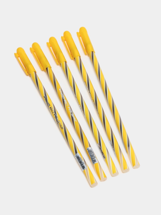 Ручка шариковая синий Luxor SPIRAL YEL LUXDF-3 19825 в пачке 5 штук - 