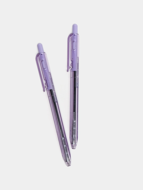 Avtomatik sharikli ruchka 0.5 mm, Blue Deli Scrvin EQ105C-BL 2 dona - 