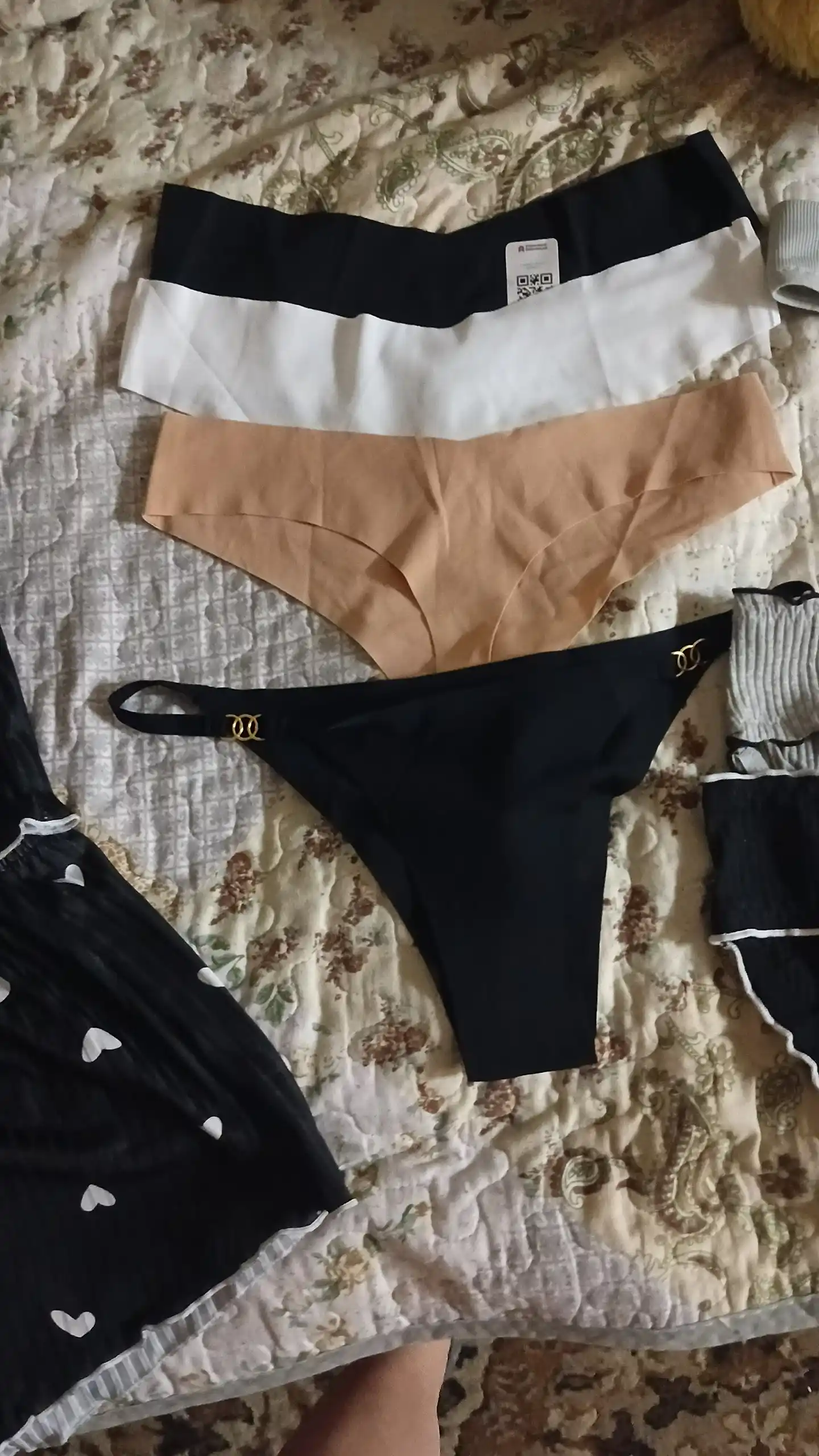 Ayollar string trusiklari, choksiz, nafas oluvchi, 3 ta to‘plam