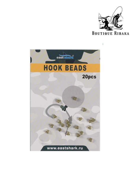 Бусина конусная Hook Beads (20 шт.) – стопор для крючка - 