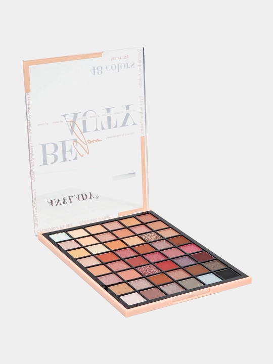 Beauty Lady 48 rangli ten paletkasi – tabiiy va yaltiroq ranglar to‘plami