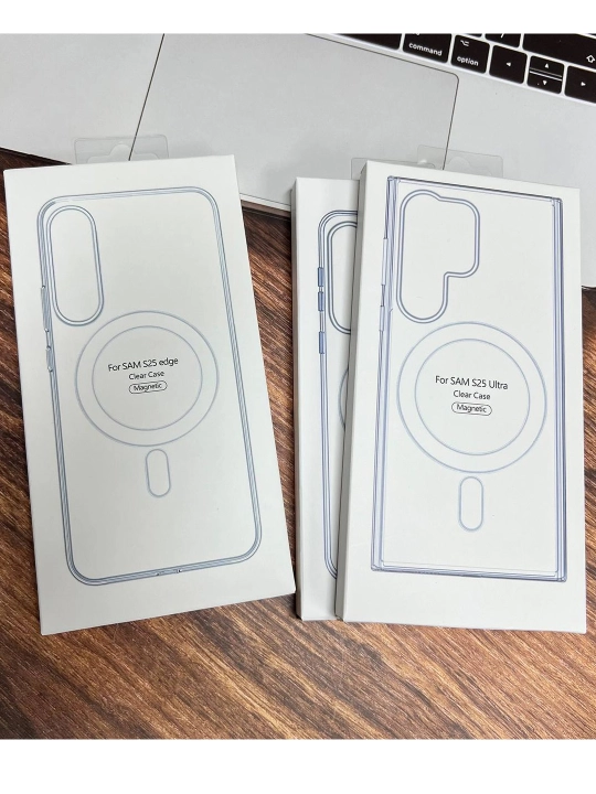 Чехол для Samsung Galaxy S24 / S25 / S26 Ultra – прозрачный силикон, противоударный