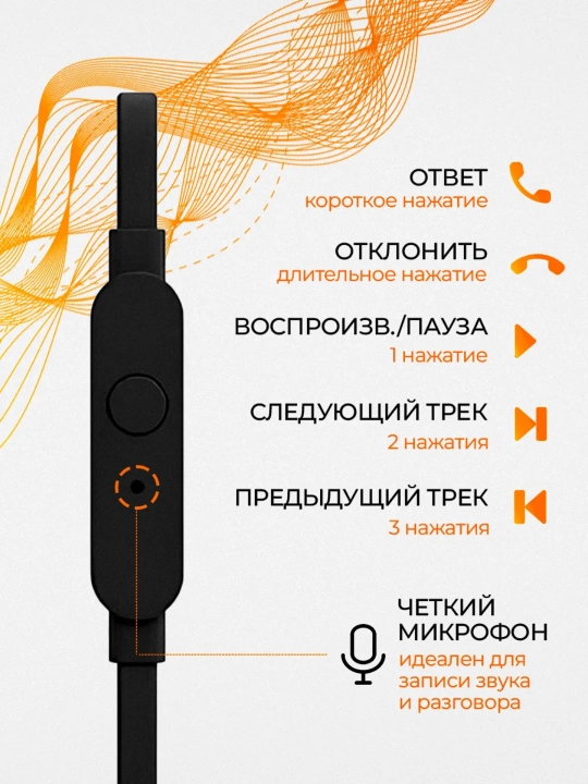 JBL T110 simli quloqchinlar, kanal ichidagi, mikrofonli, 3,5 mm