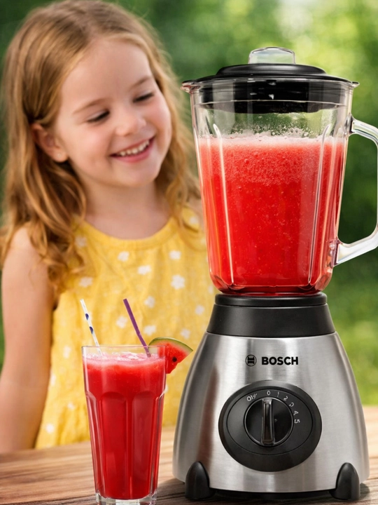 Bosch 1000 Vt statsionar blender 3 ta 1 da, 1,5 l, kofemolka va maydalagich