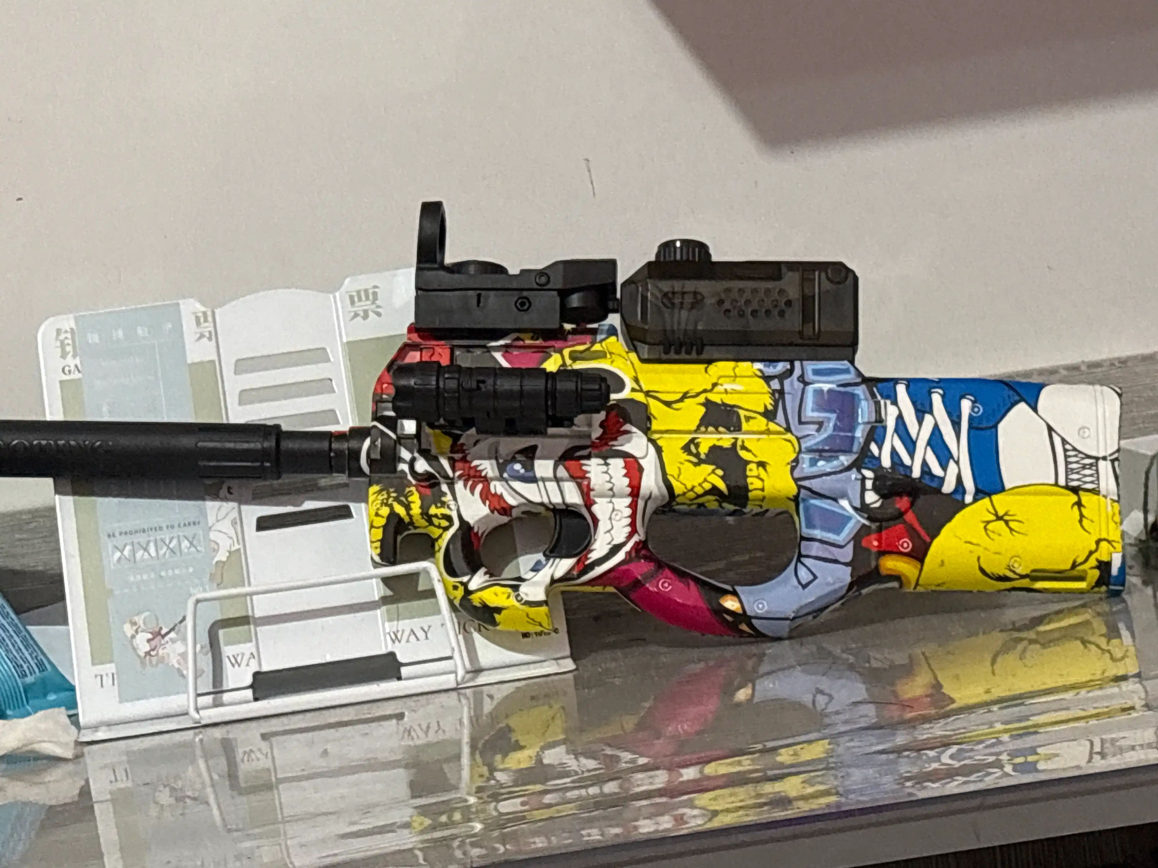 Орбизный автомат M416 — игрушечный автомат, который стреляет орбизами, 1000 орбизов