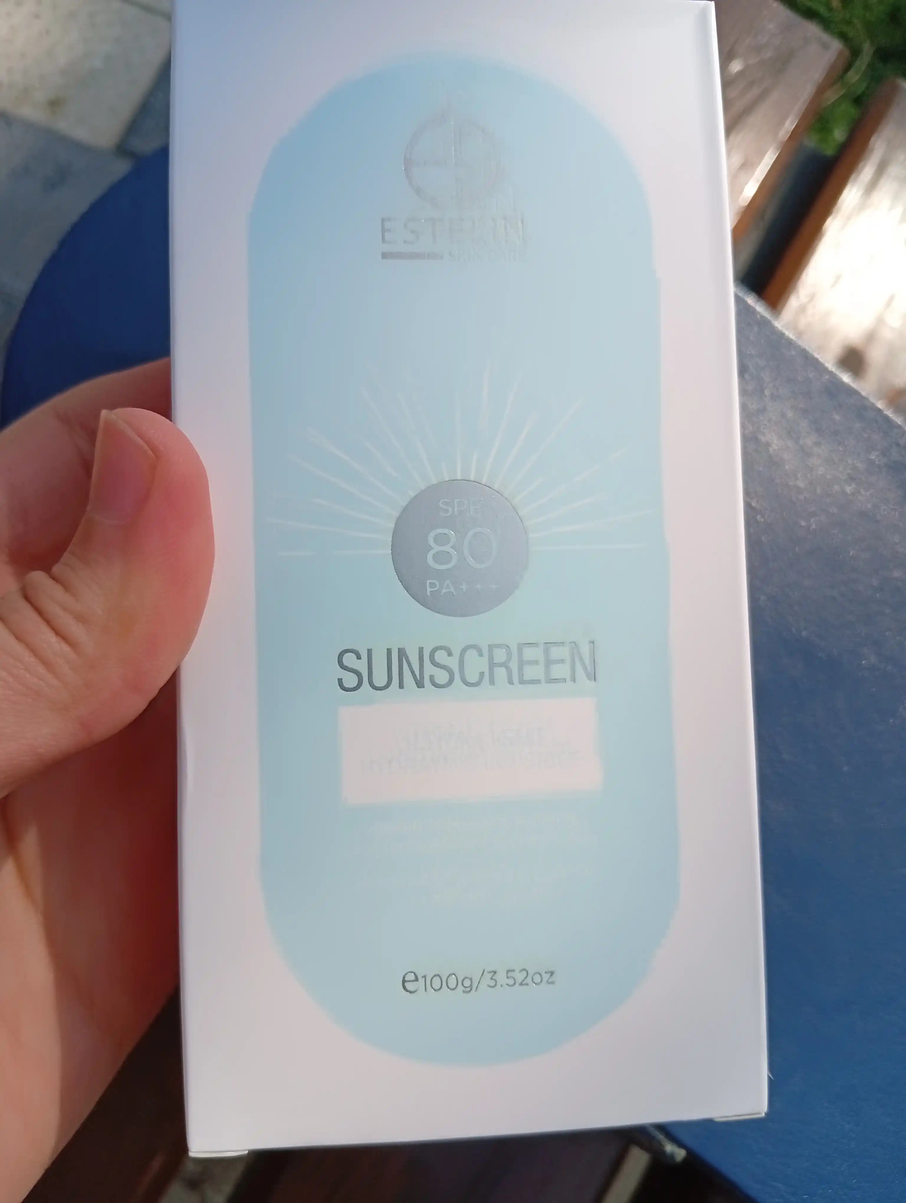 Quyoshdan himoyalovchi krem Estelin, SPF yuz va tana uchun krem, oqartiruvchi 100, 50 g