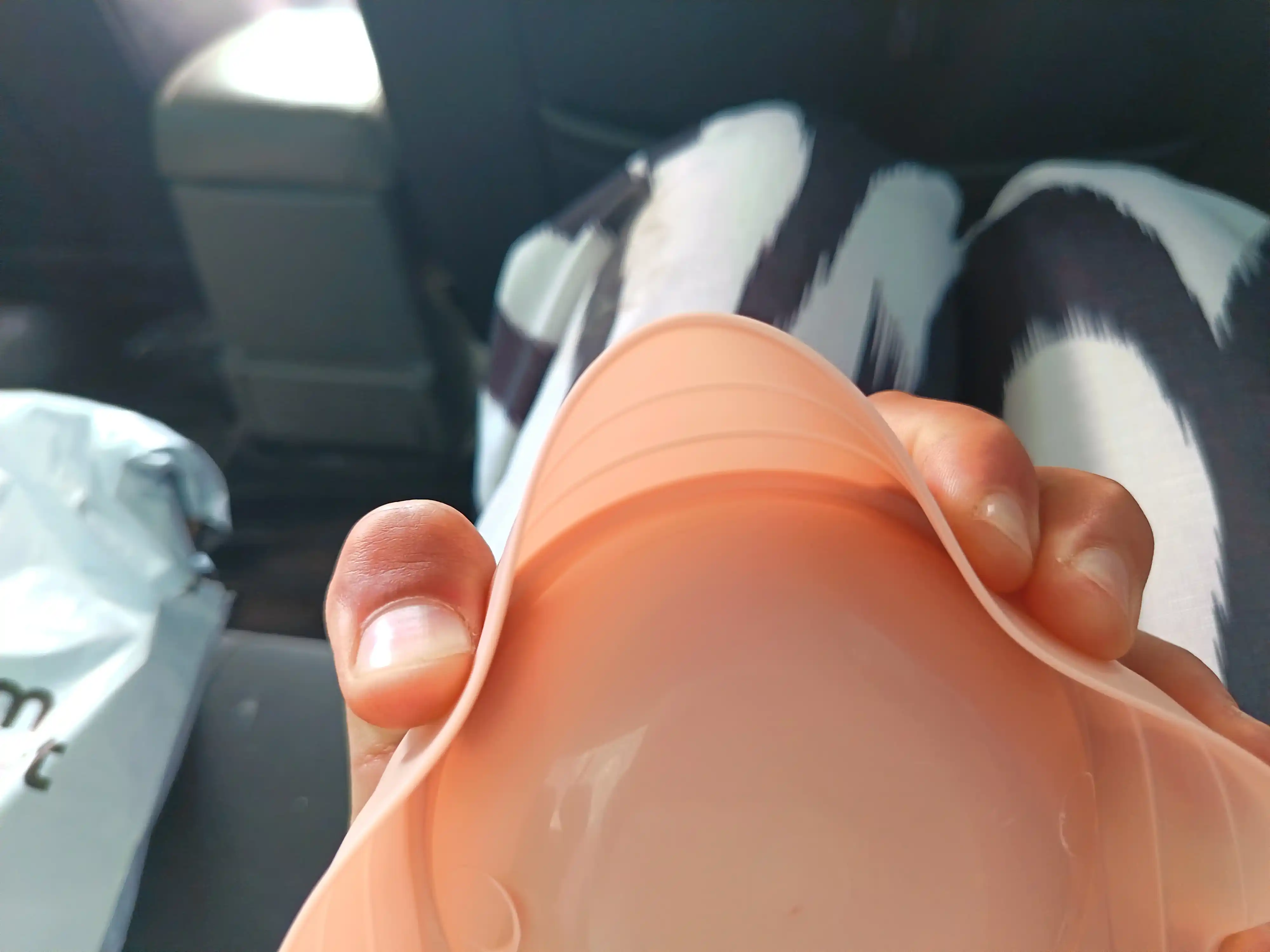 Mushuklar va itlar uchun ikki qismli idish, 150 ml, plastik
