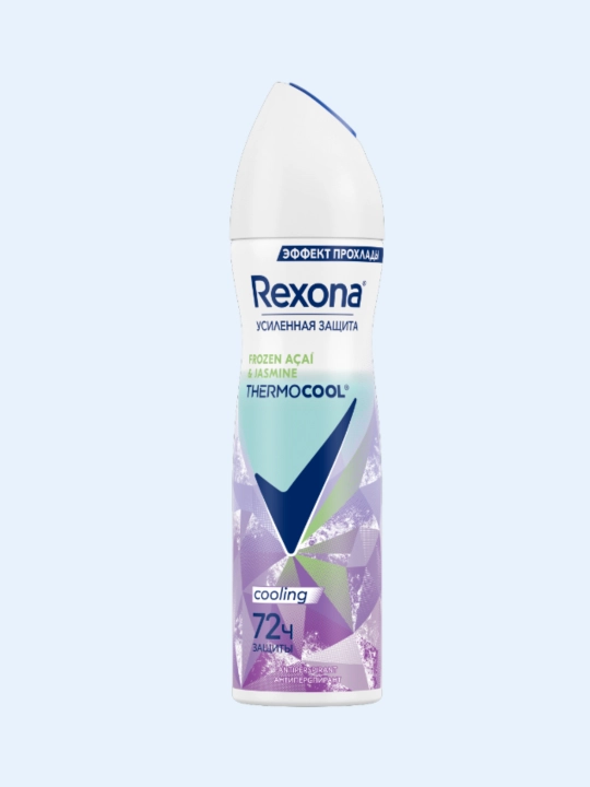 Dezodorant sprey antiperspirant Rexona Women Frozen Acai & Jasmine Thermocool, 150 ml - 