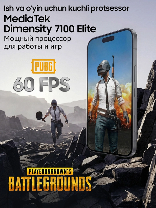 HONOR 600 Lite 5G zarbalarga chidamli smartfon, 8/256 GB, giftbox sov'gaga