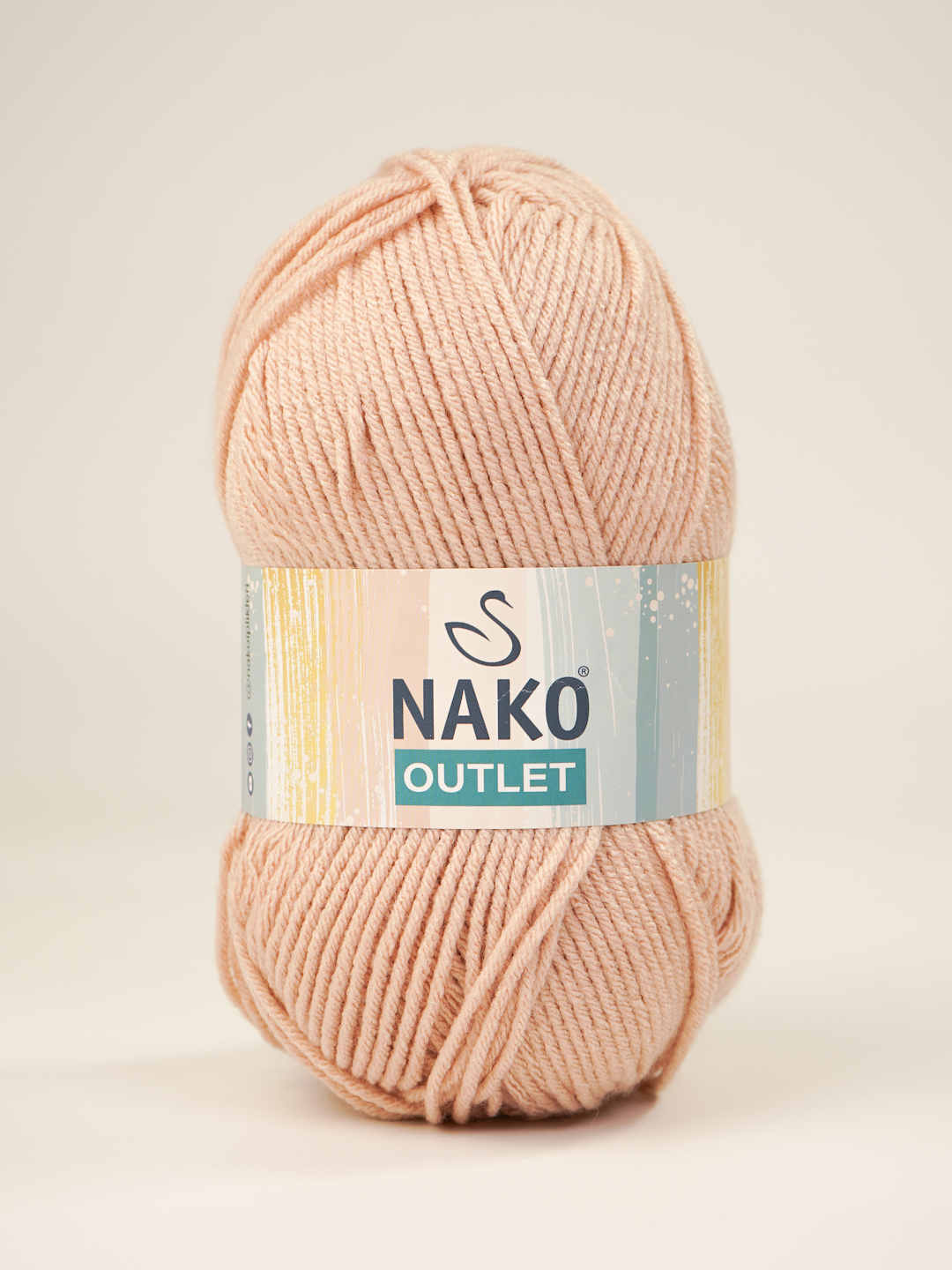 Пряжя Nako Outlet - 100% акрил, 375 m, 100 г - 150 г (+- 5 г, 10%+-) в упаковке 1 шт - 