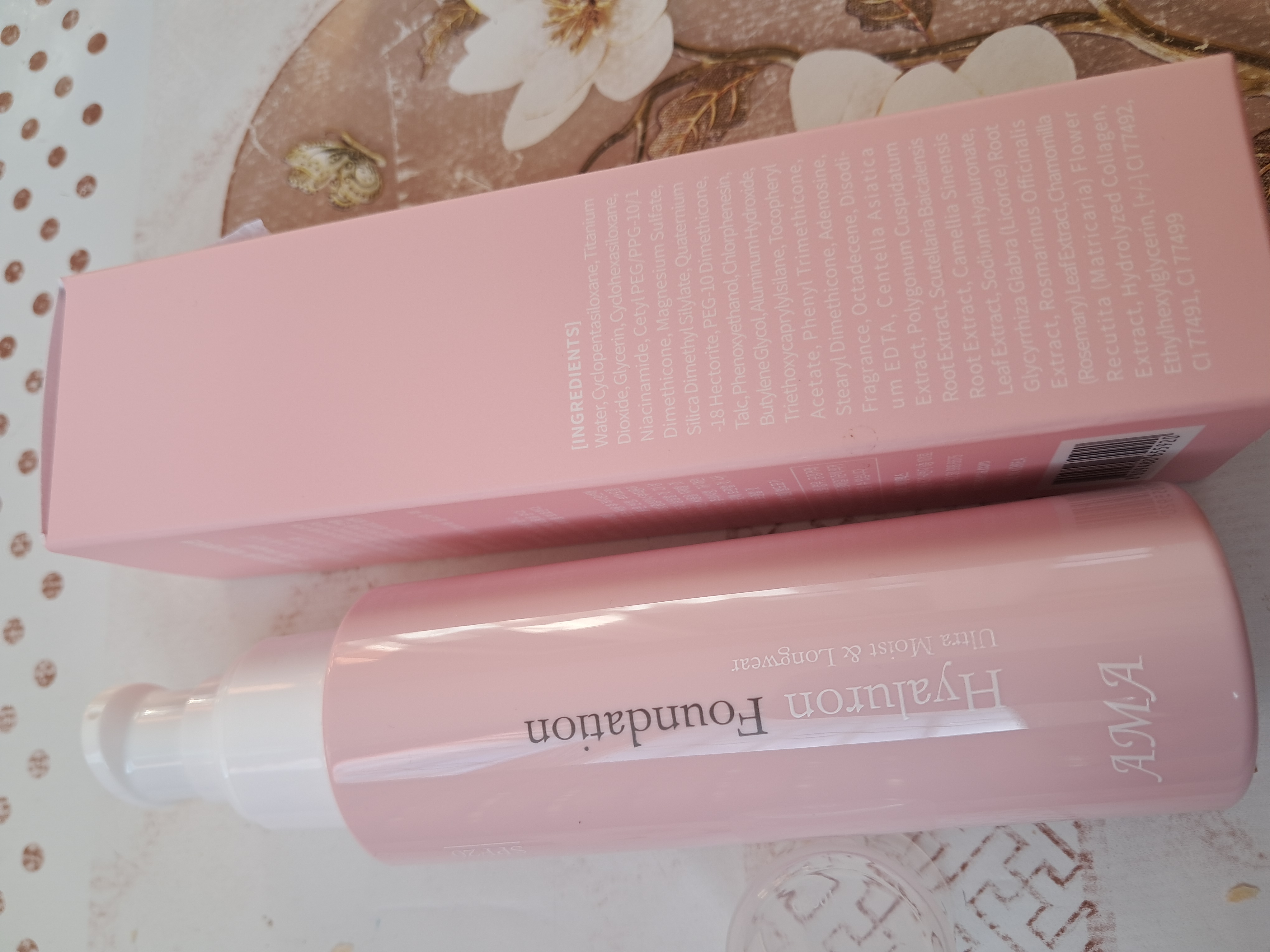 Тональный крем для лица AMA Hyaluron Foundation Ultra Most & Lonwear SPF20, 110 г, TON 21