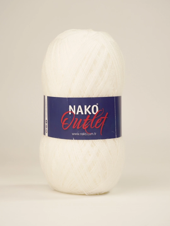 Пряжя Nako Outlet - 100% акрил, 375 m, 100 г - 150 г (+- 5 г, 10%+-) в упаковке 1 шт - 